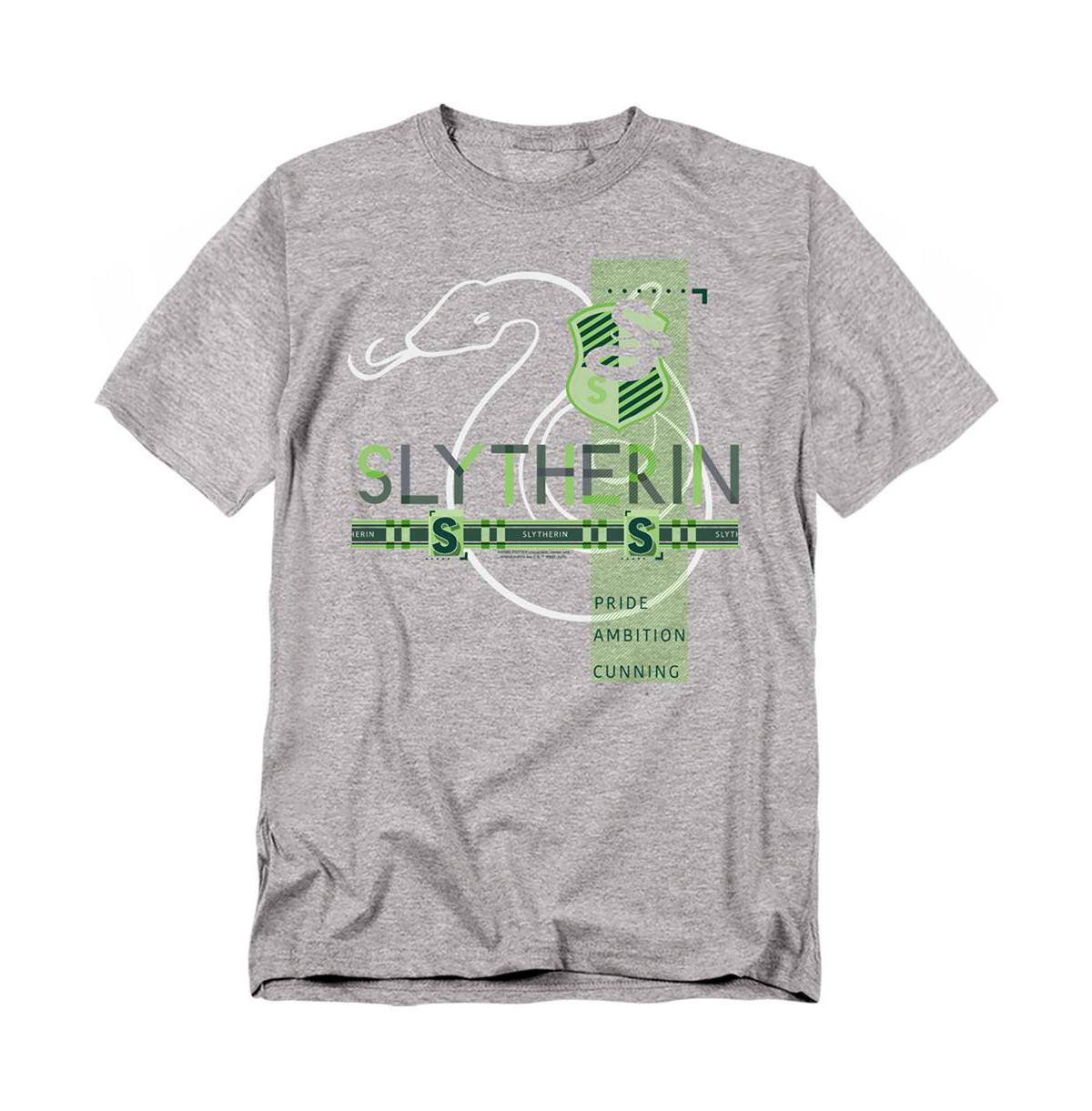 Harry Potter Men's Slytherin Pattern Crest T Shirt