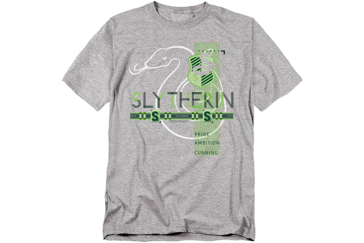 Men's Slytherin Pattern Crest T Shirt