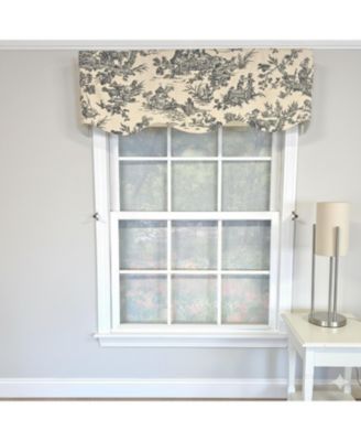 Evocative Provance 100% Cotton Rod Pocket Lined Window Valance 50" x 15"