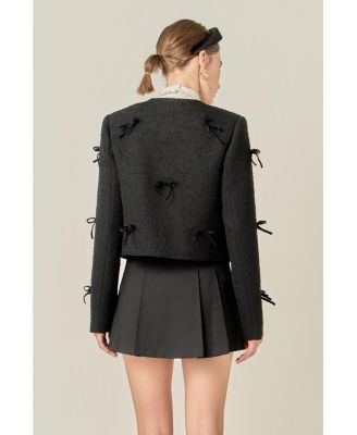 Women's Woven Bow Jacket