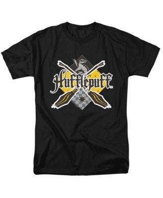 Men's Hufflepuff Broomstick Badger Logo T Shirt
