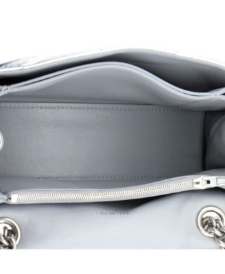 Small Crush Chain Flap Bag Quilted Crushed Calfskin