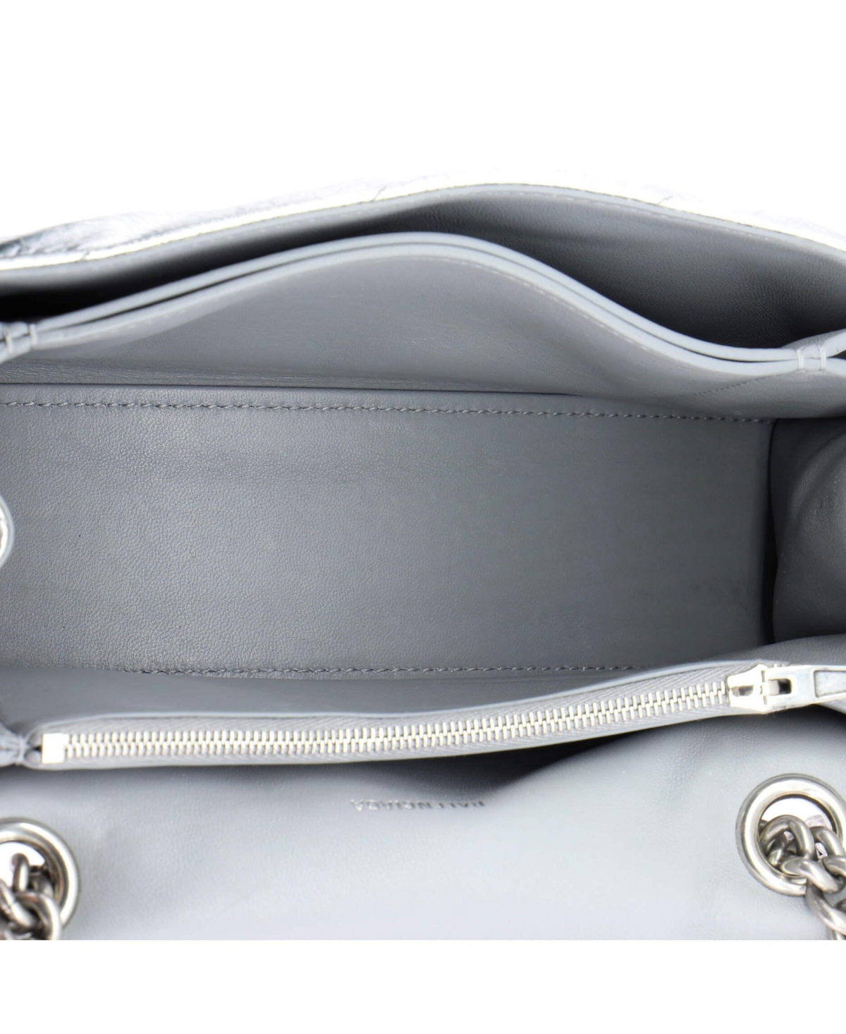 Pre-Owned Balenciaga Small Crush Chain Flap Bag Quilted Crushed Calfskin