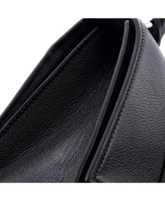 Medium Hourglass Top Handle Bag Leather