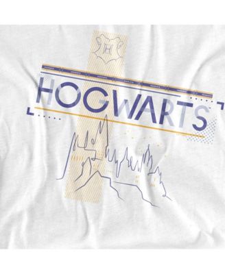Men's Hogwarts Castle Line Drawing T Shirt