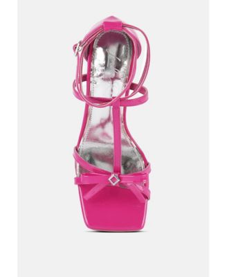 Womens Affluence Jeweled High Heel Sandals