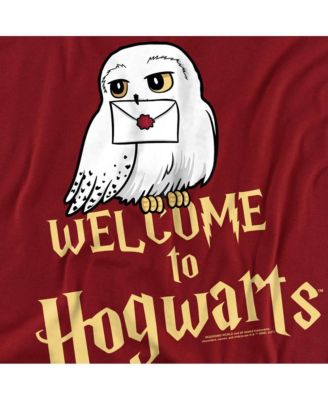 Men's Hedwig Welcome To Hogwarts T Shirt