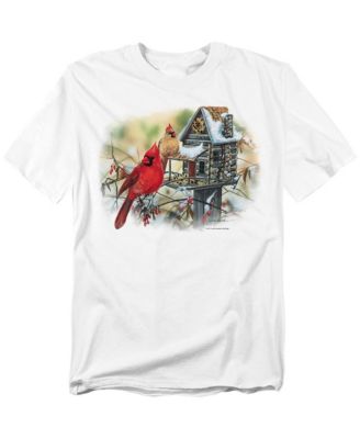 Men's Wildlife Cardinals Rustic Retreat T Shirt