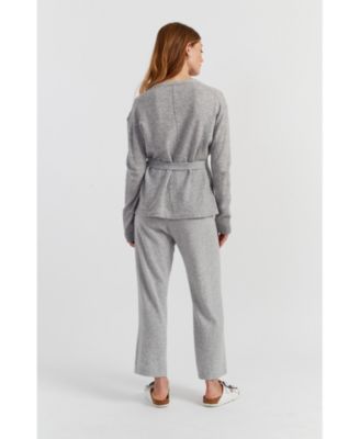 Women's Lightweight Wool-Cashmere Wrap Cardigan