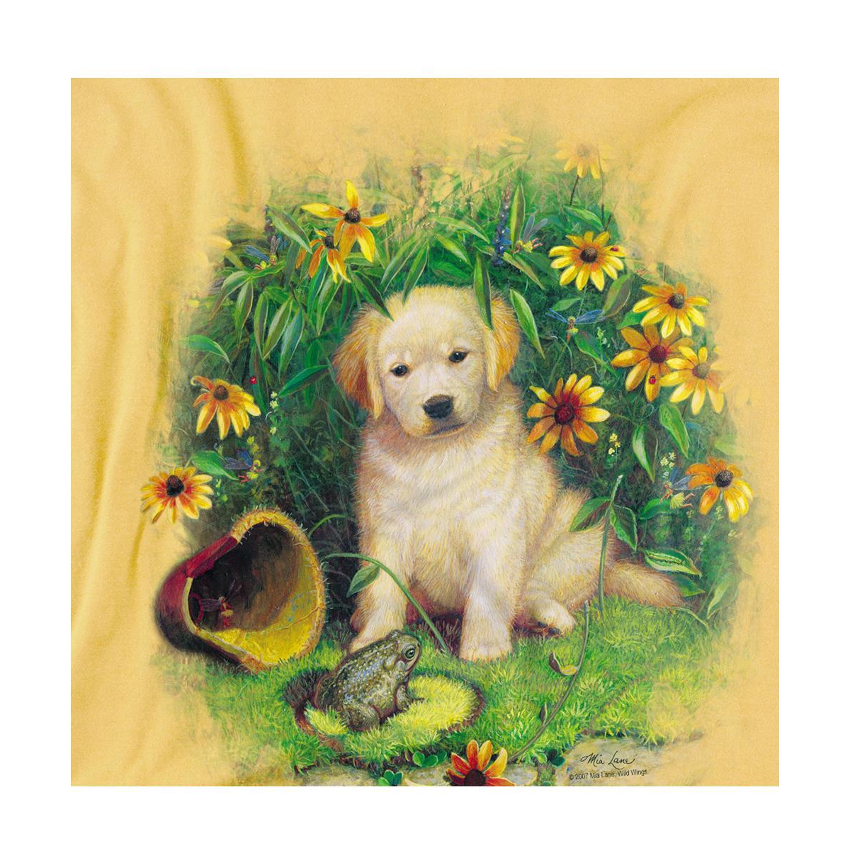Wild Wings Men's Wildlife A Prince Perhaps Yellow Lab T Shirt