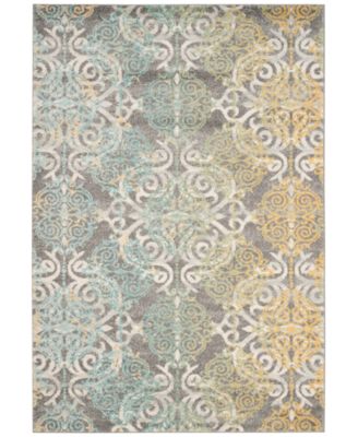 Safavieh - Evoke EVK230D Grey/Ivory 5'1" x 7'6" Area Rug