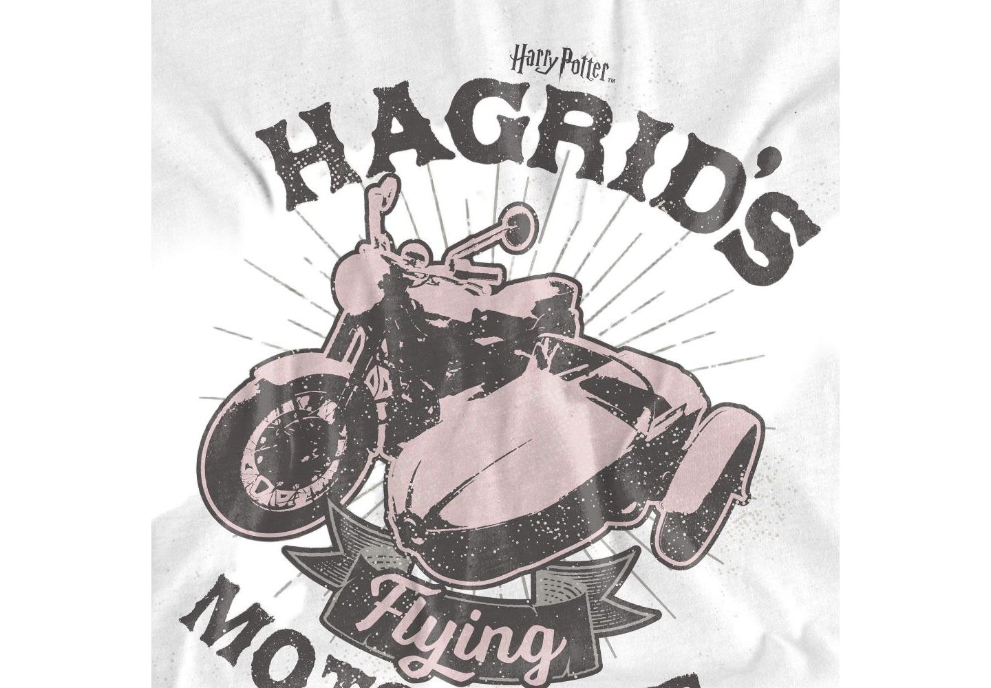 Мужская футболка Harry Potter Hagrids Motorbike, цвет: Белый — фото 2