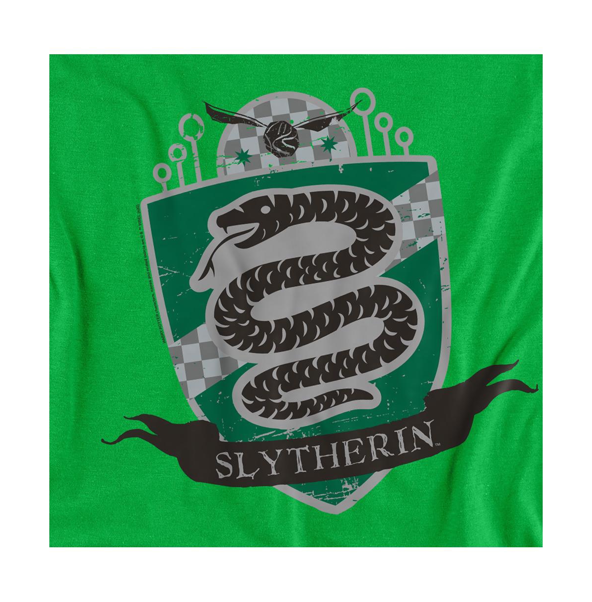 Harry Potter Men's Slythrerin Quidditch Shield T Shirt