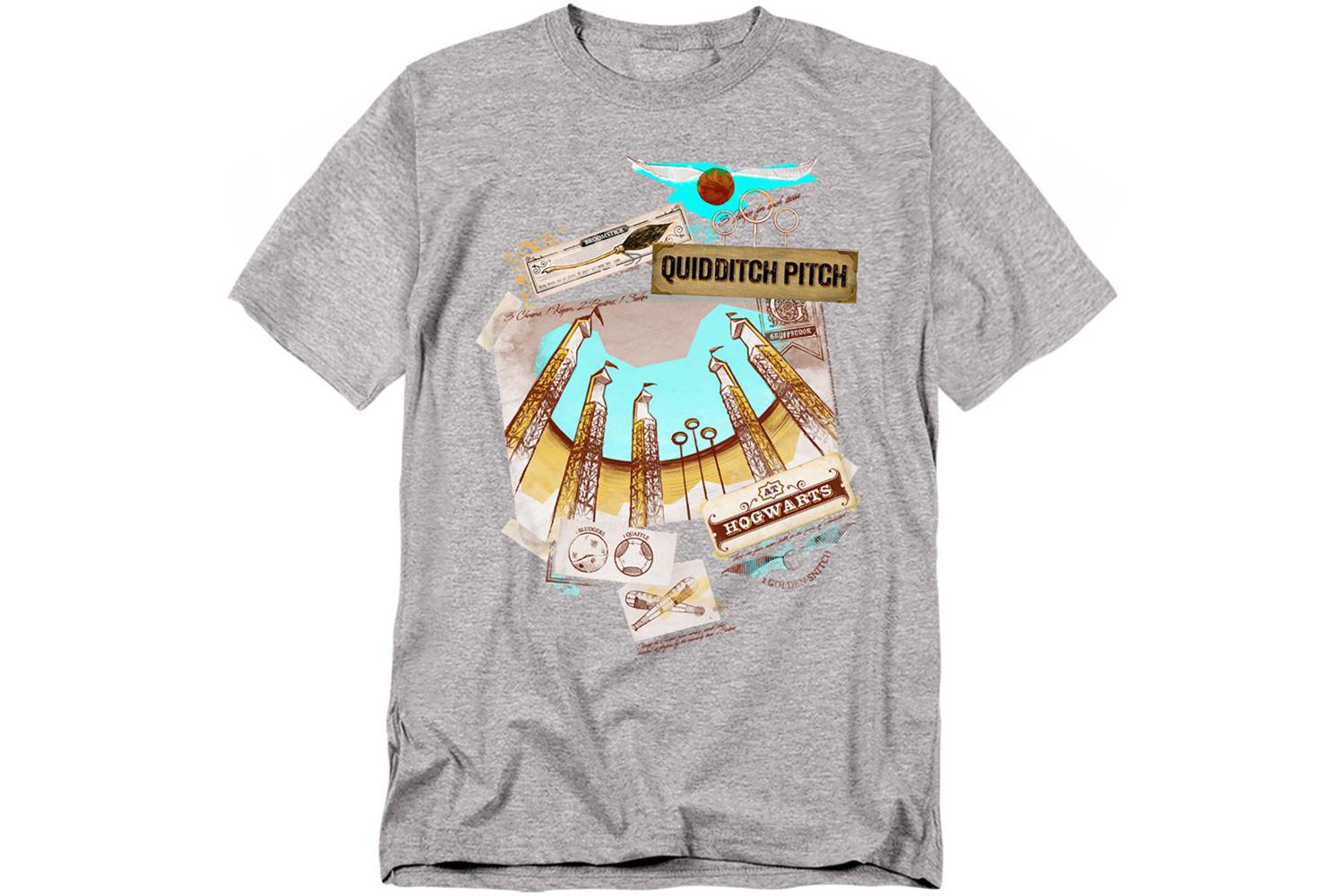 Men's Quidditch Pitch At Hogwarts T Shirt
