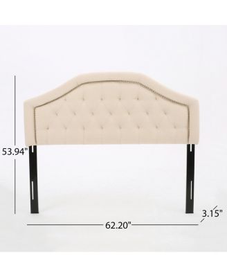 Queen/Full Upholstered Headboard W/ Diamond Tufting