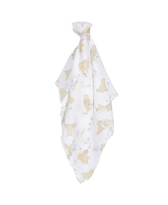 Baby Disney Winnie the Pooh Swaddle Blanket & Plush Toy Gift Set