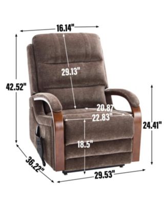 Power Lift Recliner Chair with Heat & Massage