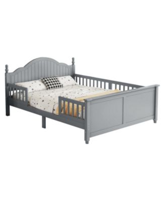 Kids Full Size Wood Platform Bed