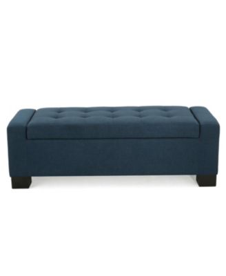 Lawton Fabric Storage Ottoman Contemporary Style With Ample Storage