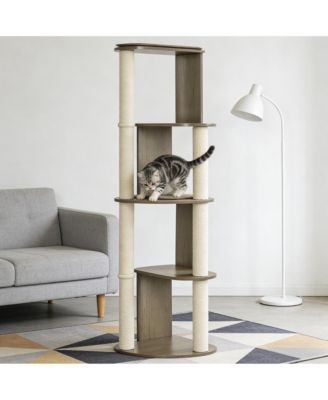 Large Multilevel Corner Cat Tower