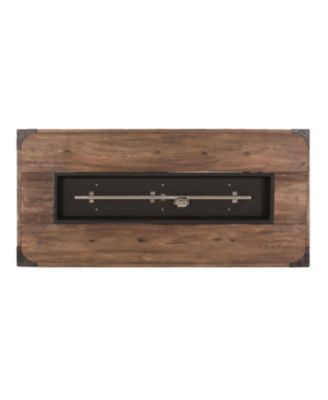 Rectangle Concrete Fire Table, Gas Burning, 56-inch