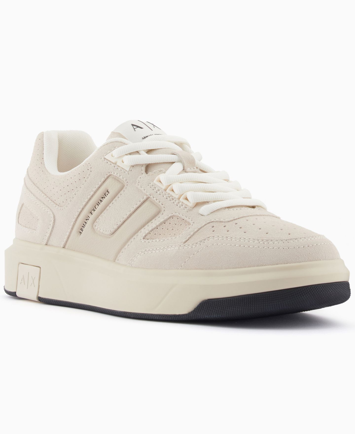 Мужские кроссовки A|X Armani Exchange Venice Lace-Up, цвет: Бежевый — фото 1