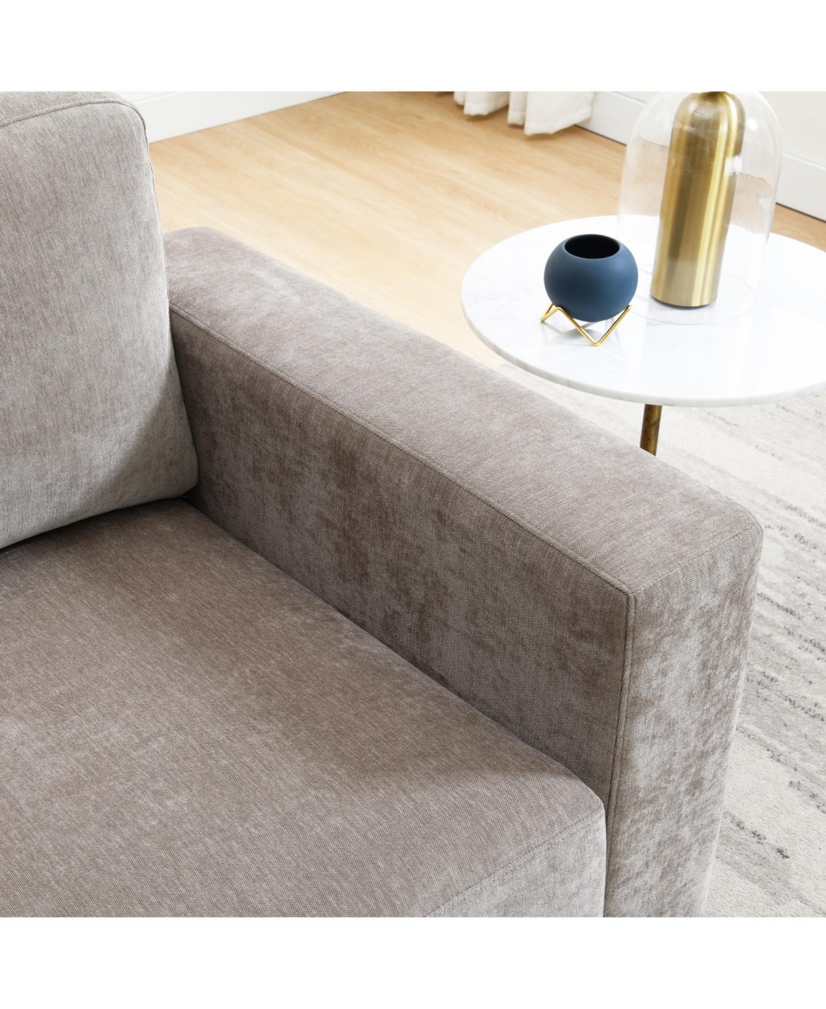 Streamdale Furniture Streamdale Oversized Chenille Accent Chair, Washable Cover