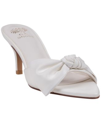 Women's Carmen Bow-Detail Slip-On Heeled Sandals