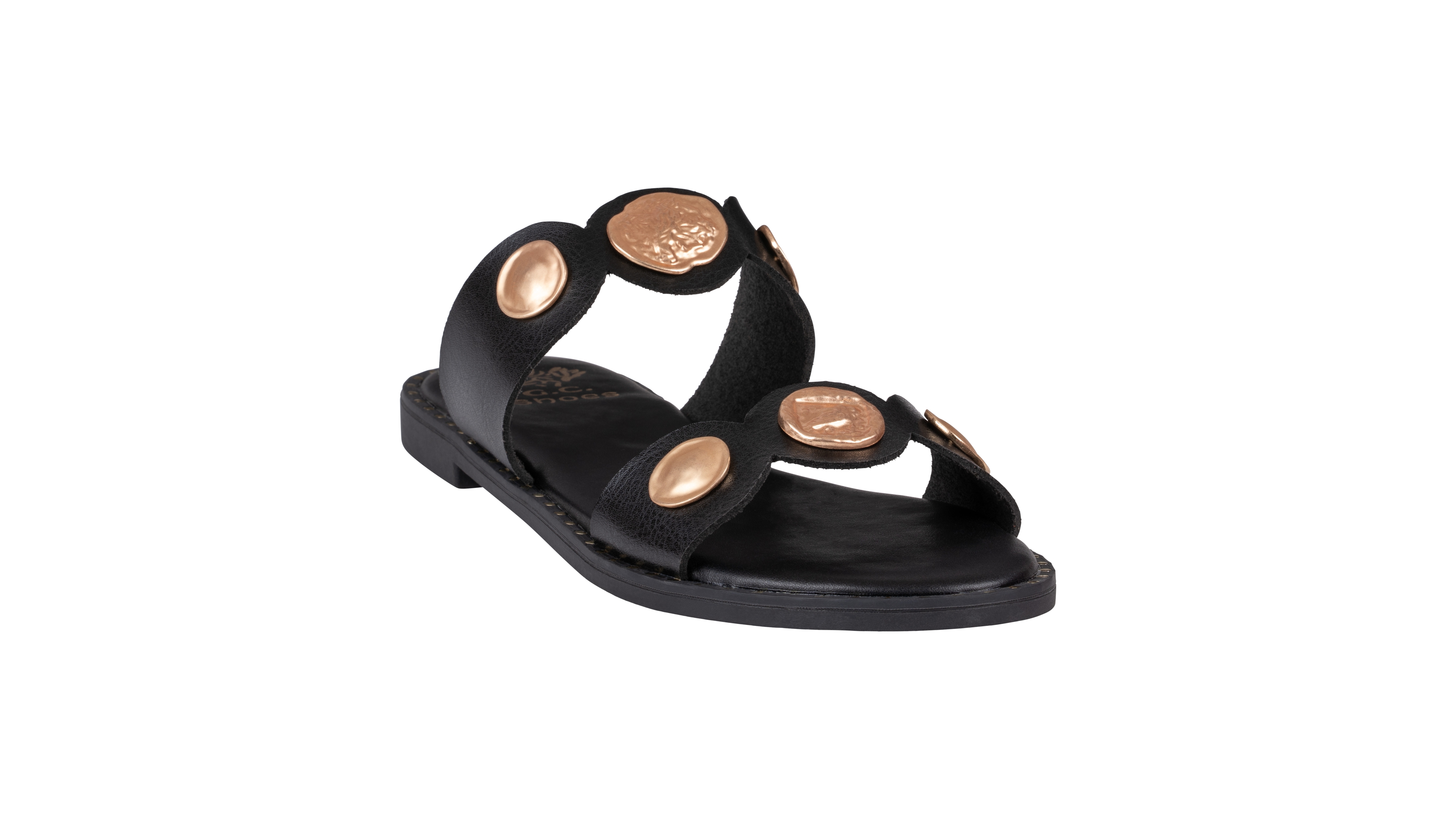 Gc Shoes Women's Nolah Coin Slip-On Flat Sandals