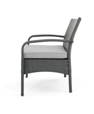 Cordoba Brown PE Rattan 4-Piece Outdoor Chat Set