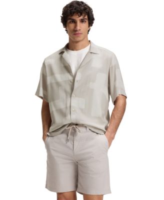 Men's Regular-Fit Maxi Print Short-Sleeve Shirt