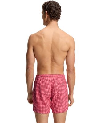 Men's Micro-Print Quick-Dry Swim Shorts