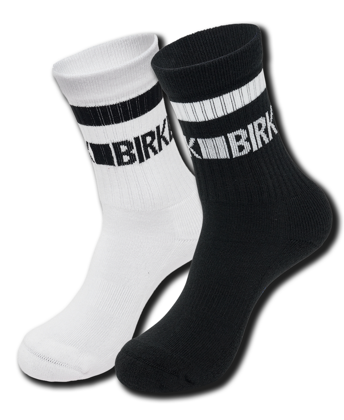 Birkenstock Women's Cotton Stripe Crew Socks 2-Pack from Finish Line