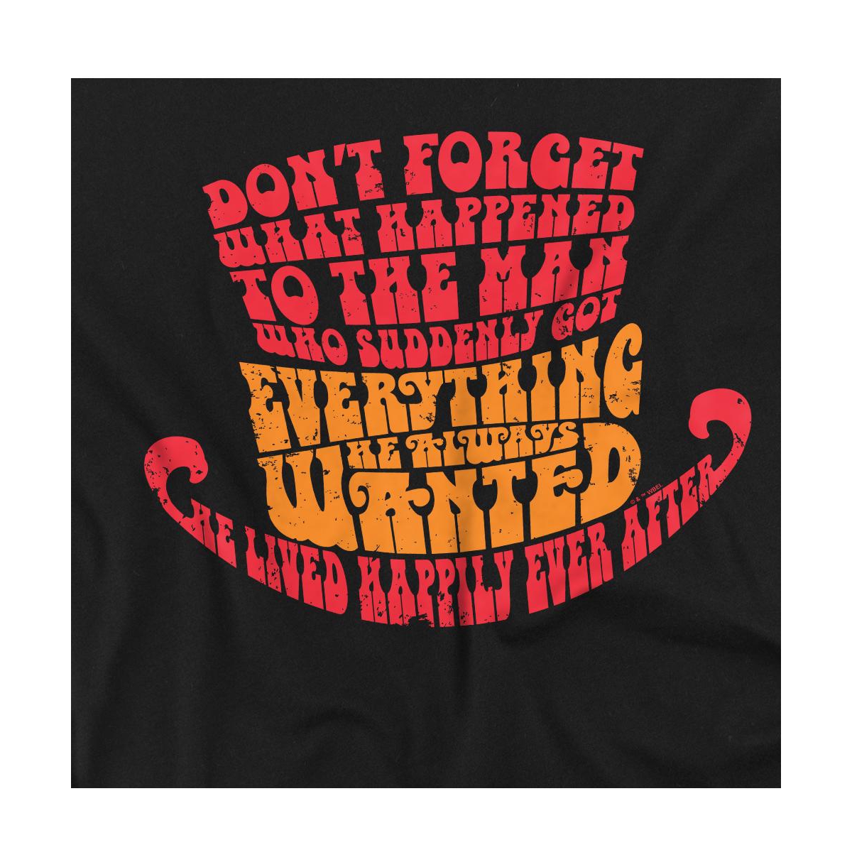 Willy Wonka & The Chocolate Factory Men's Happily Ever After T Shirt
