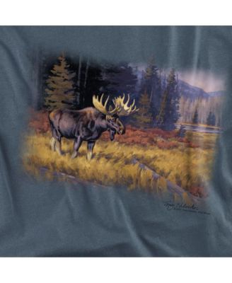 Men's Wildlife October Moose T Shirt