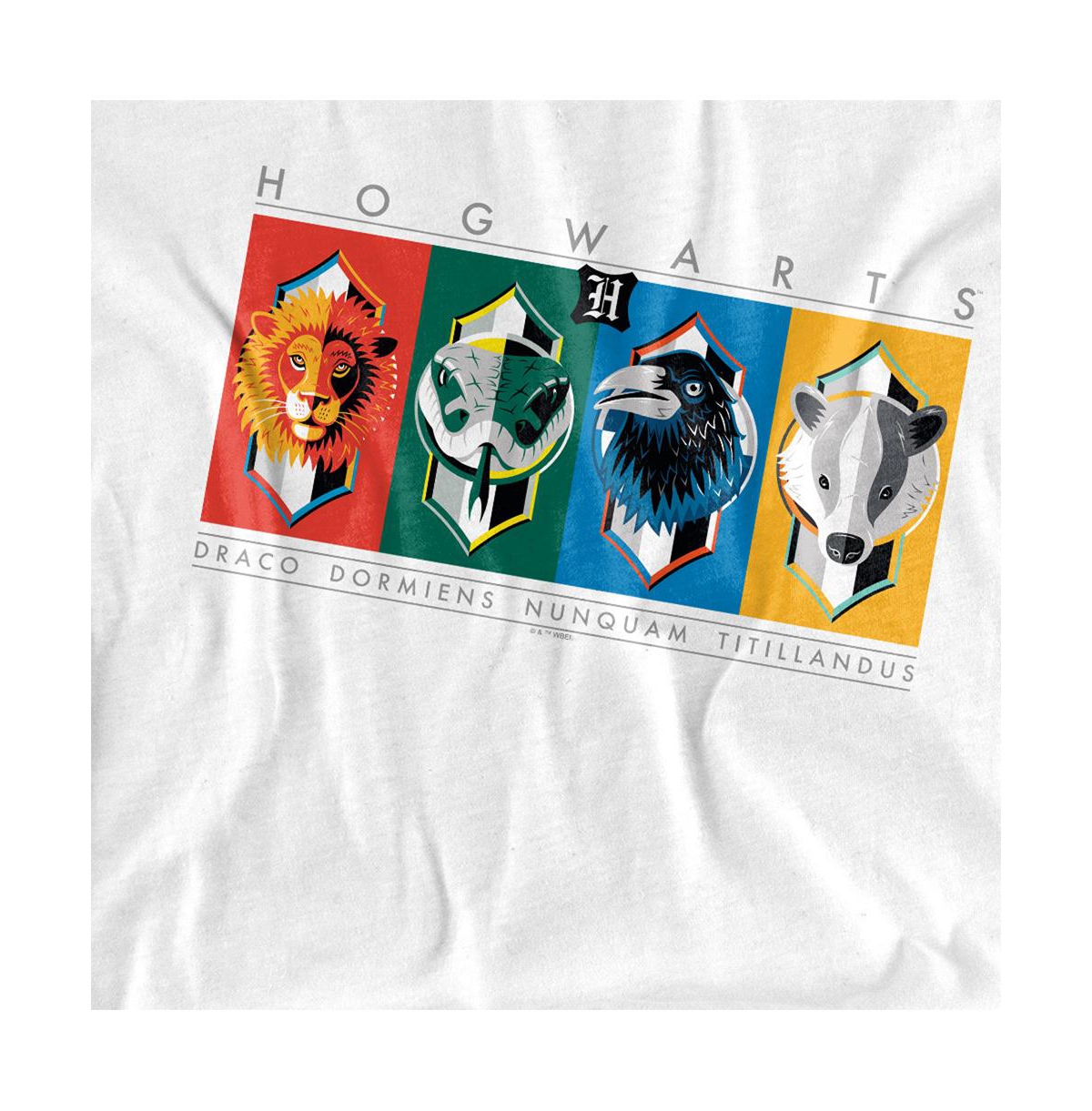 Harry Potter Men's Hogwarts Mascots T Shirt