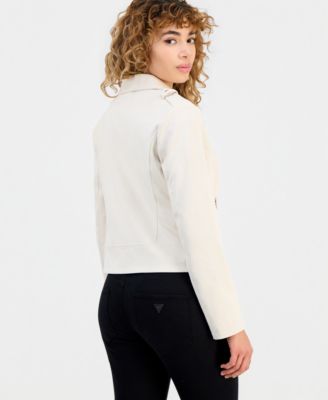 Women's New Monica Faux-Suede Moto Jacket