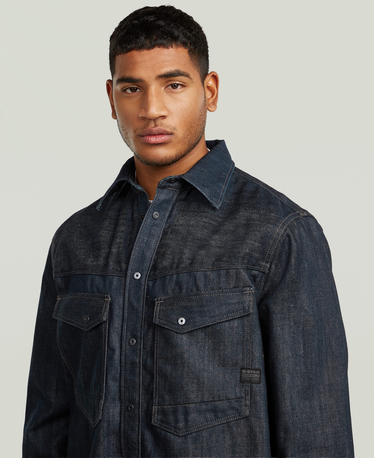 G-Star Raw Men's Dakota Regular Collared Overshirt