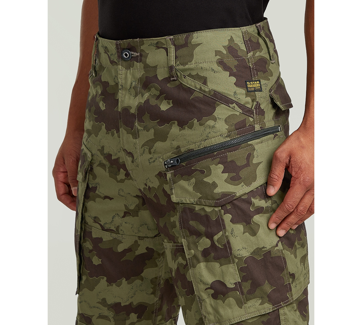 G-Star Raw Men's Rovic Printed Zip Shorts