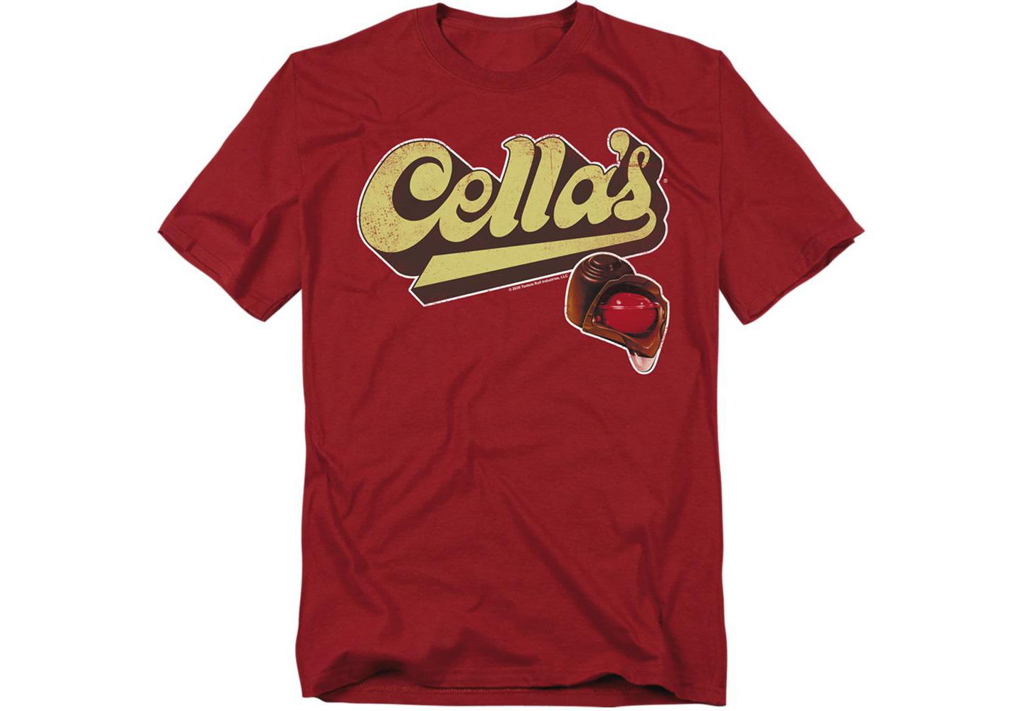 Мужская футболка Tootsie Roll Cellas Logo, цвет: Красный — фото 1