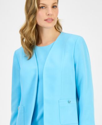 Women's Patch Pocket Open-Front Jacket