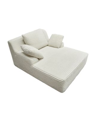 Durable Corduroy Couch with Memory Foam & Pocket Springs