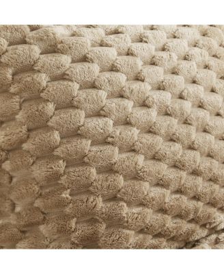  Modern L-Shaped Flannelette Sectional Sofa with Movable Ottoman