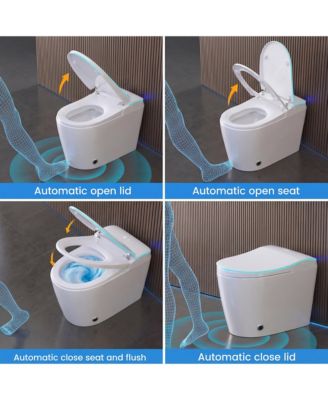 Smart Toilet With High end pulse flushing | Instant heating | Wireless remote control | Vortex flushing | Full body waterproof