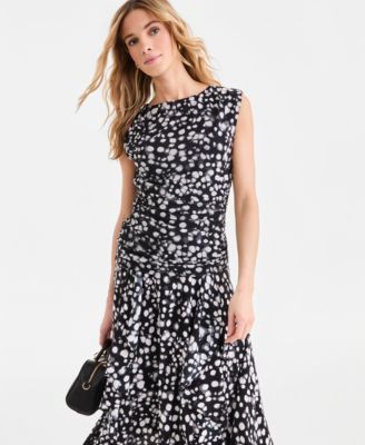 Women's Printed Mesh Sleeveless Top