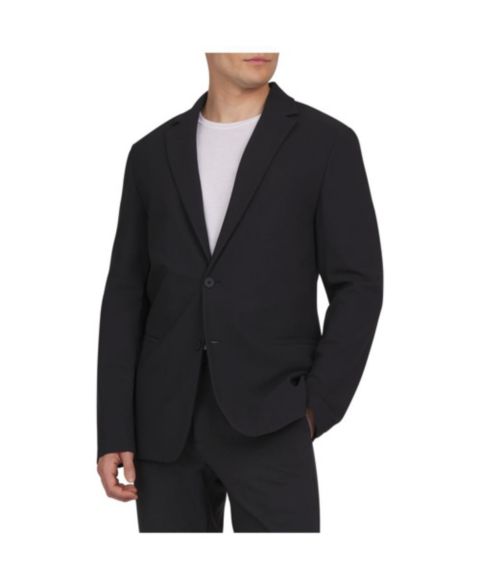 Мужской пиджак DKNY Modern-Fit Prospect Blazer, цвет: Чёрный