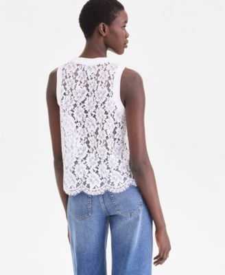 Women's Lace Sleeveless Top
