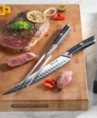 Kuro Series Steel 2-Pc. Carving Knife Set