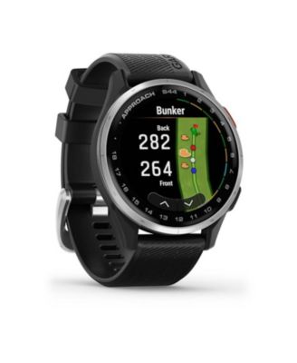 Approach S44, Silver/Black Silicone