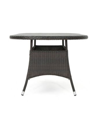 Ramsey Outdoor Oval Wicker Dining Table